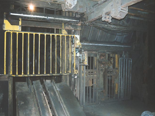 The pit bank !