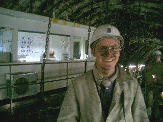 Me in front of the container !