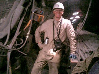 Me in the longwall mining area !